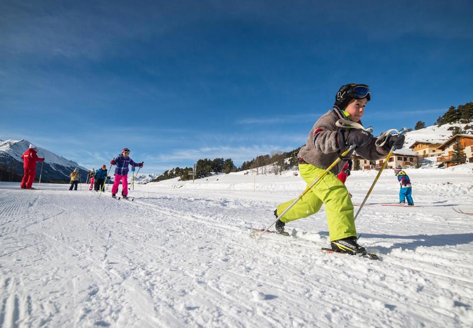 Aussois Ski Resort (©mo-apernet) - Cross country skiing (classic)