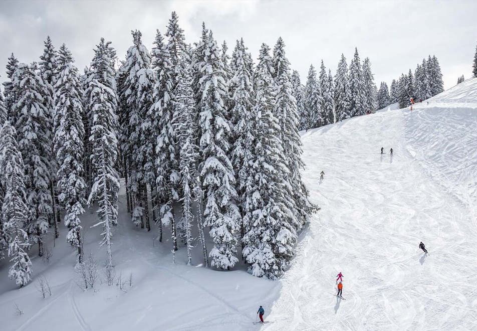 Ski area of Megeve