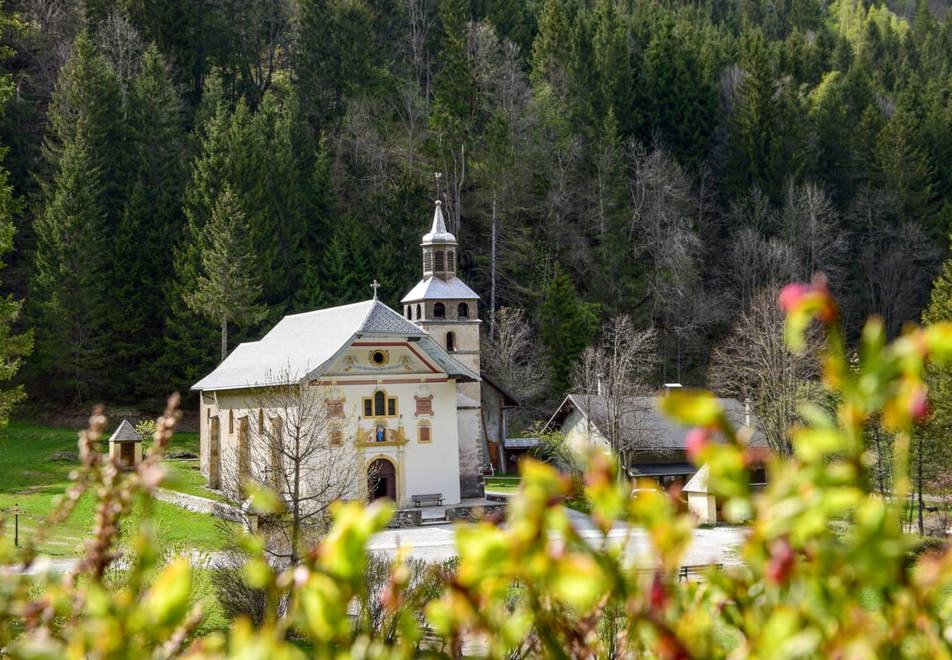 Les Contamines Village - The church of Notre Dame de la Gorge