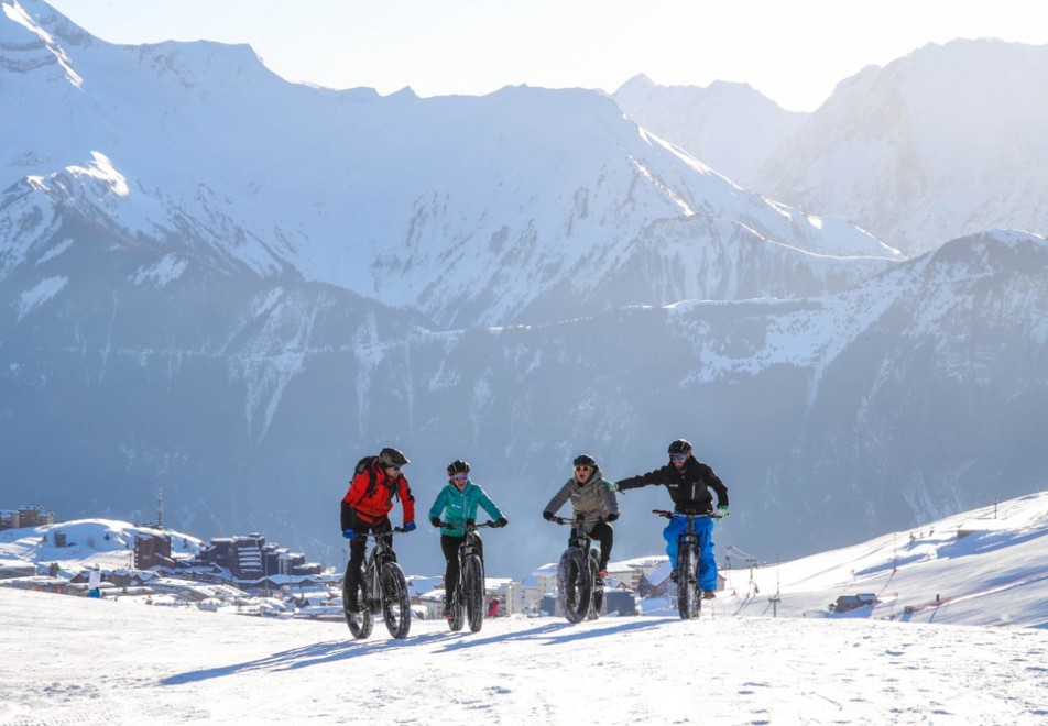 Alpe d'Huez Ski Resort (©Cyrille-Quintard) - Fat bike