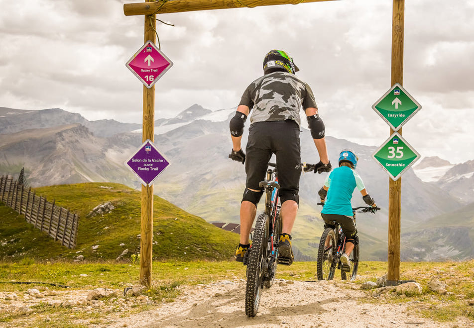 Tignes in Summer - Mountain biking (©Andy Parant)