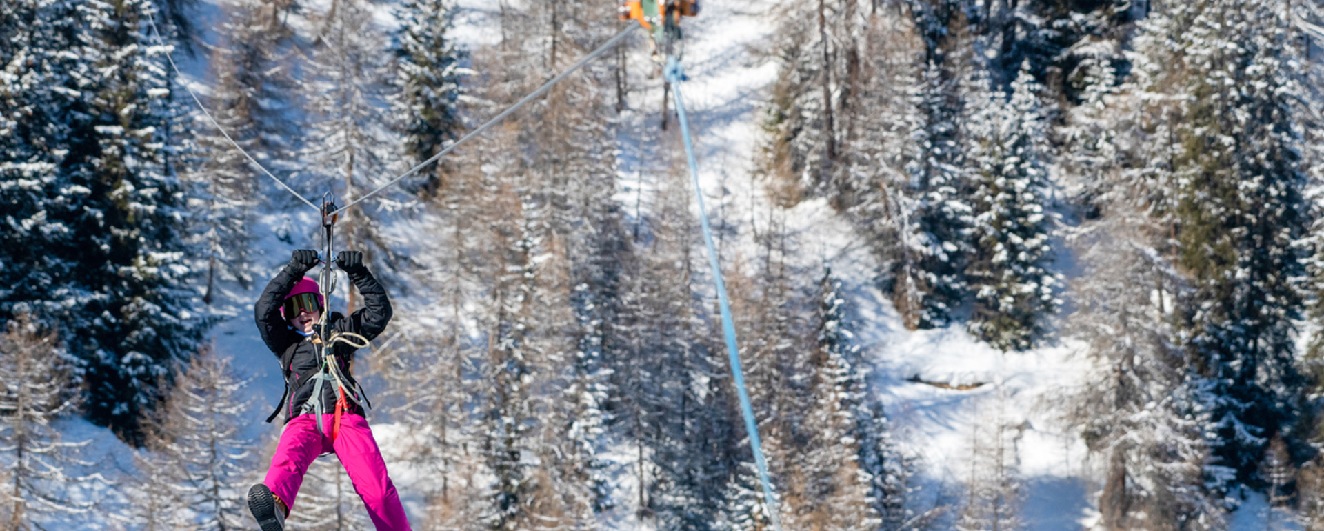 La Plagne Ski Resort - Tyroliennes