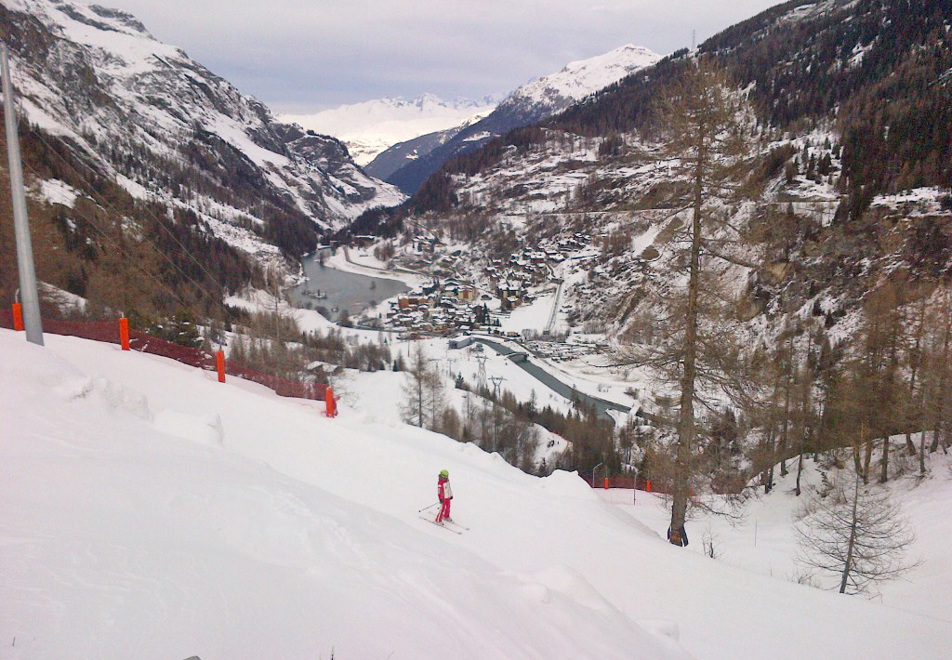 Tignes les Brevieres in Winter