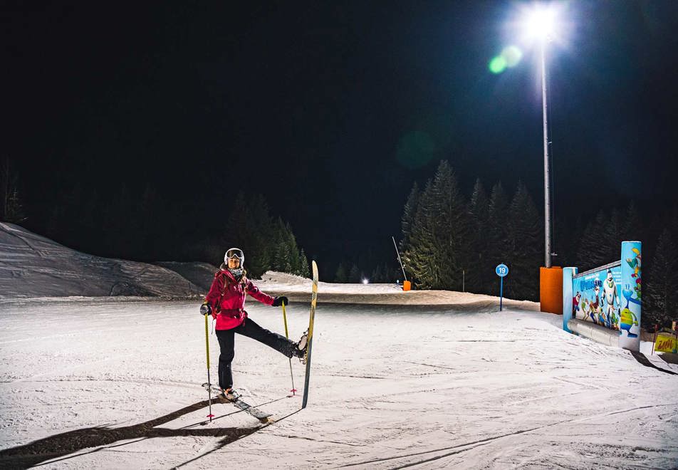 Manigod ski resort - Night skiing