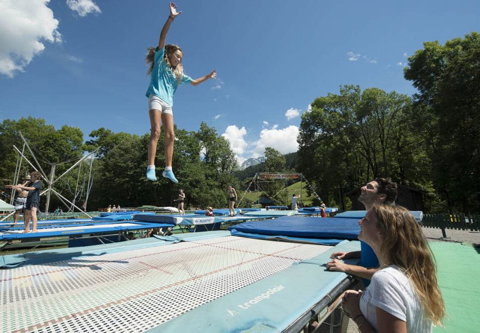 Le Grand Bornand village - Trampolines