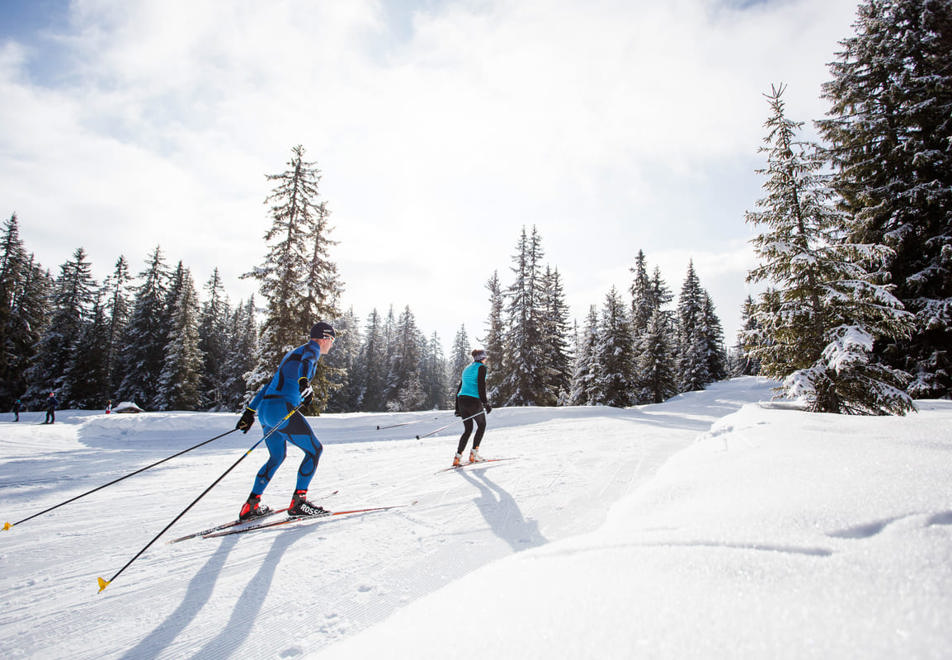 Les Saisies cross country skiing