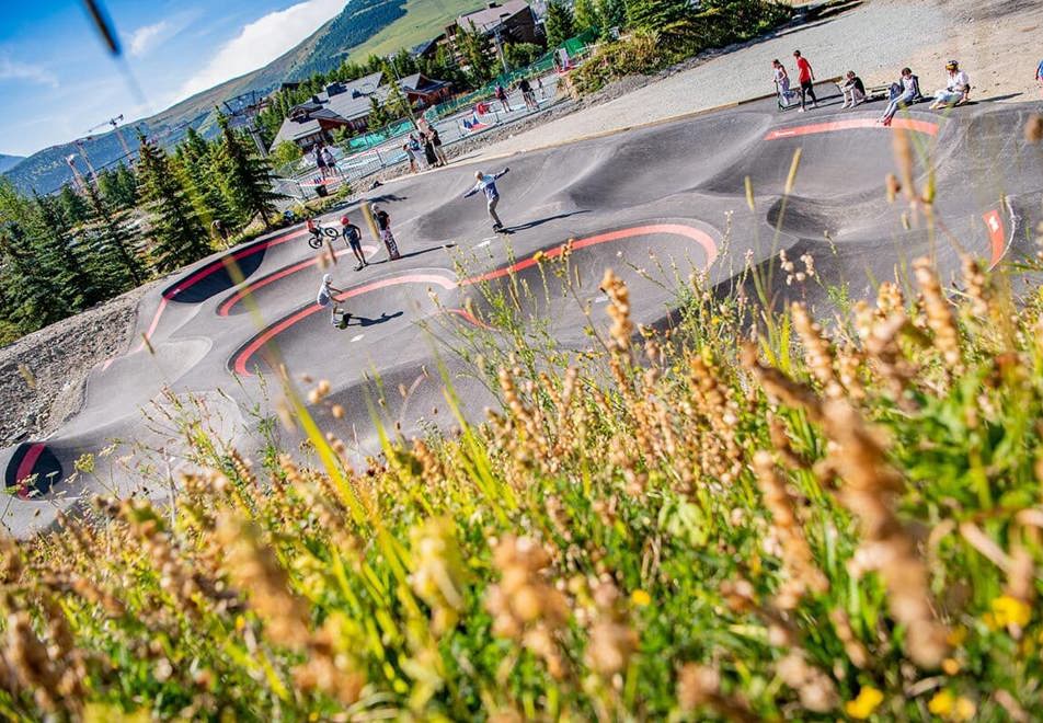 Alpe d'Huez in Summer - Pump track