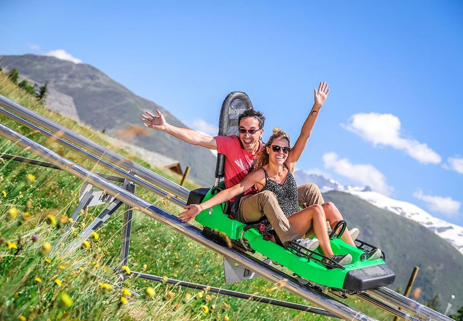 Alpe d'Huez in Summer - Mountain coaster