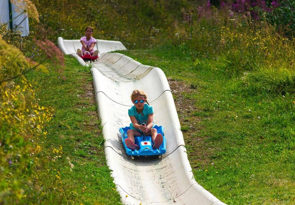 Les Deux Alpes alpine resort - Sledging