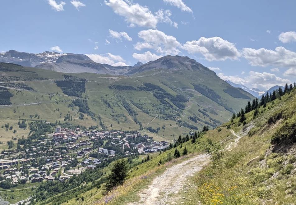 Les Deux Alpes alpine resort - In summer