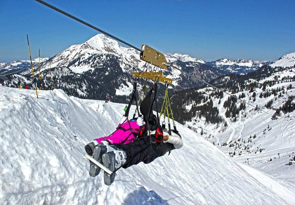 Chatel zip line Fantasticable duo