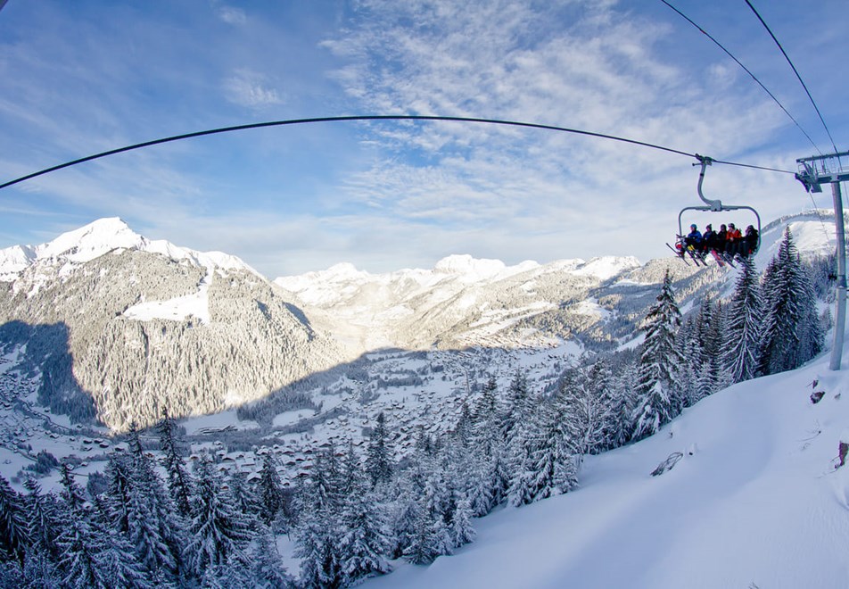 Chatel skiing