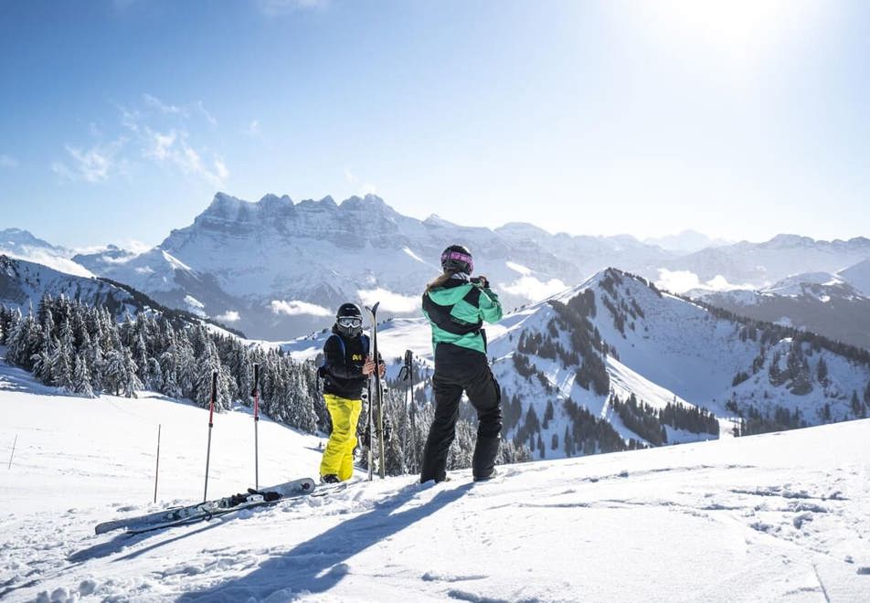 Chatel skiing