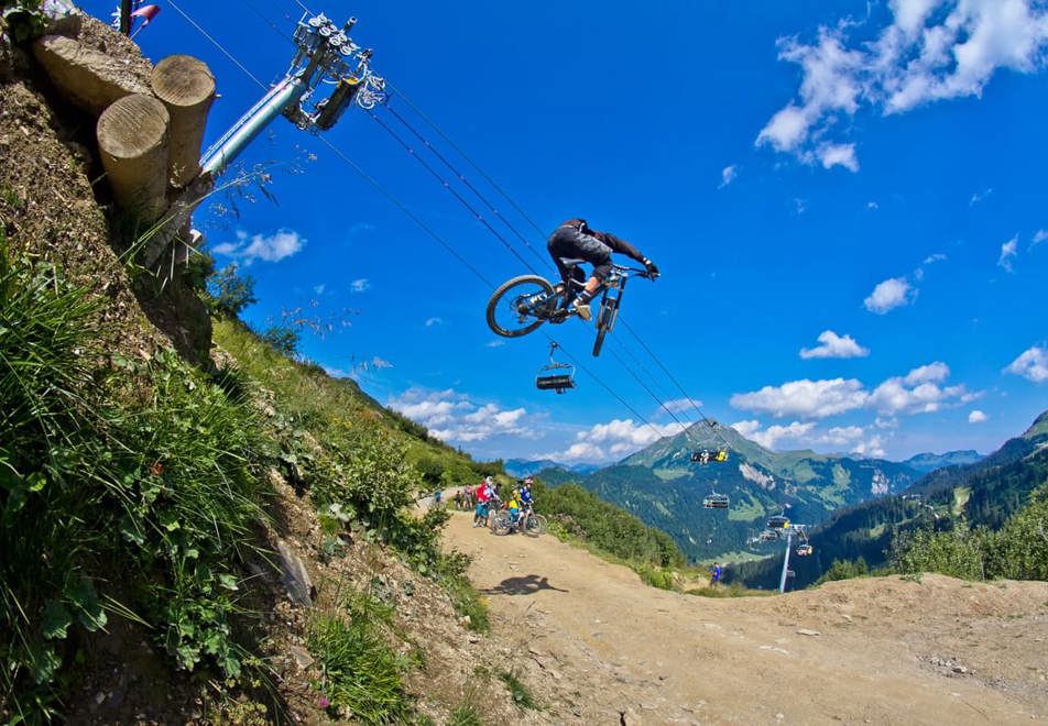 Chatel mountain biking