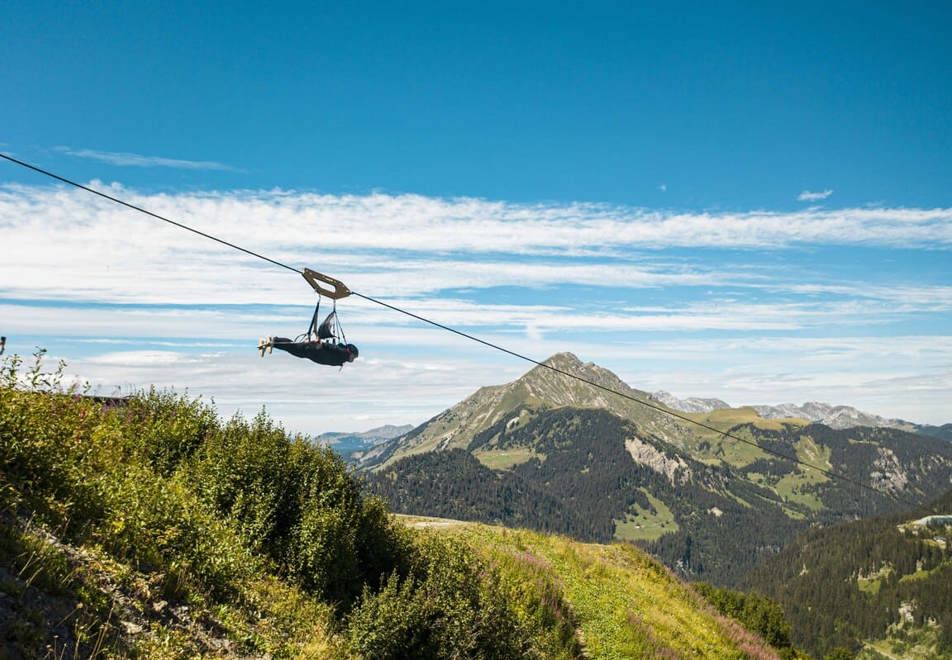 Chatel zip line Fantasticable