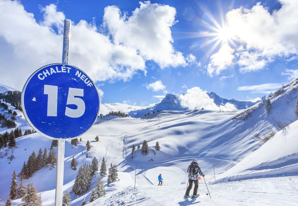 Chatel skiing