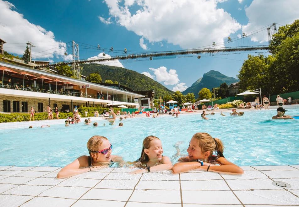 Morzine outdoor pool