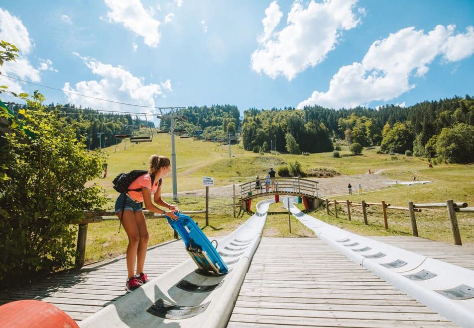 Morzine sledging