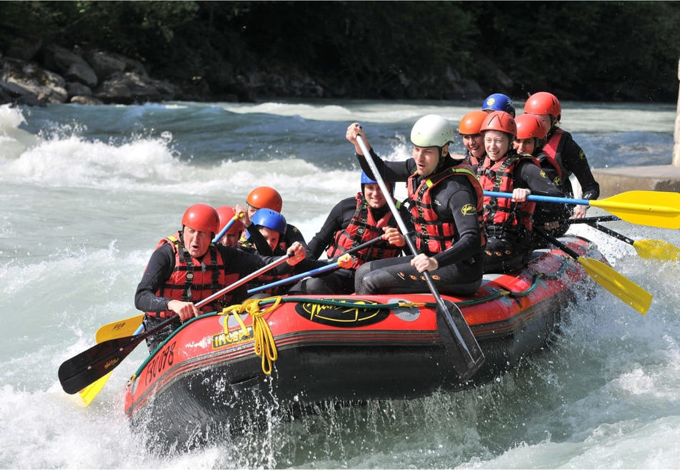 Morzine rafting