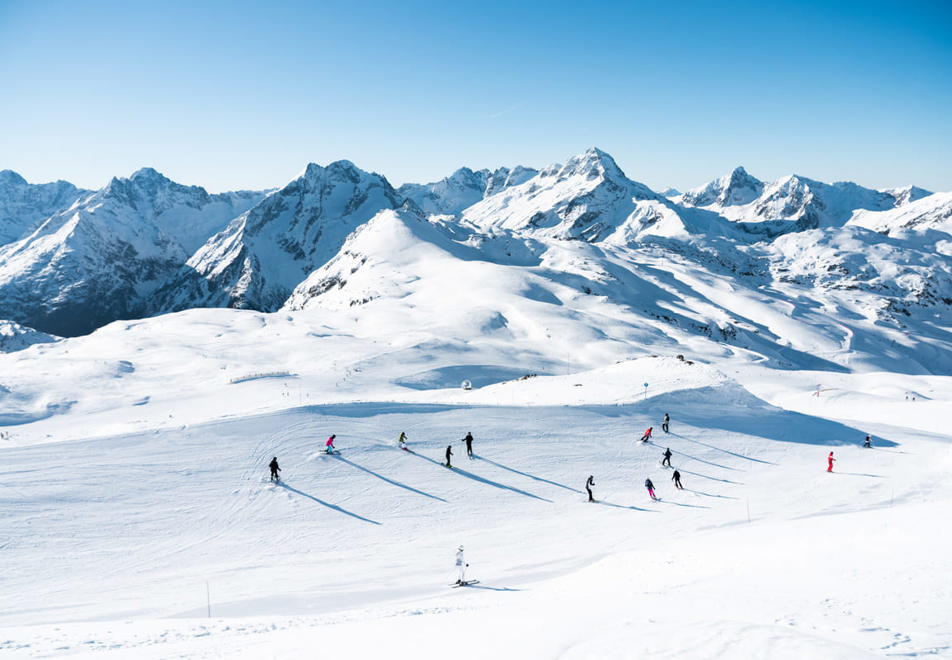 Les Deux Alpes ski resort - Skiing (©Pyrène Duffau)