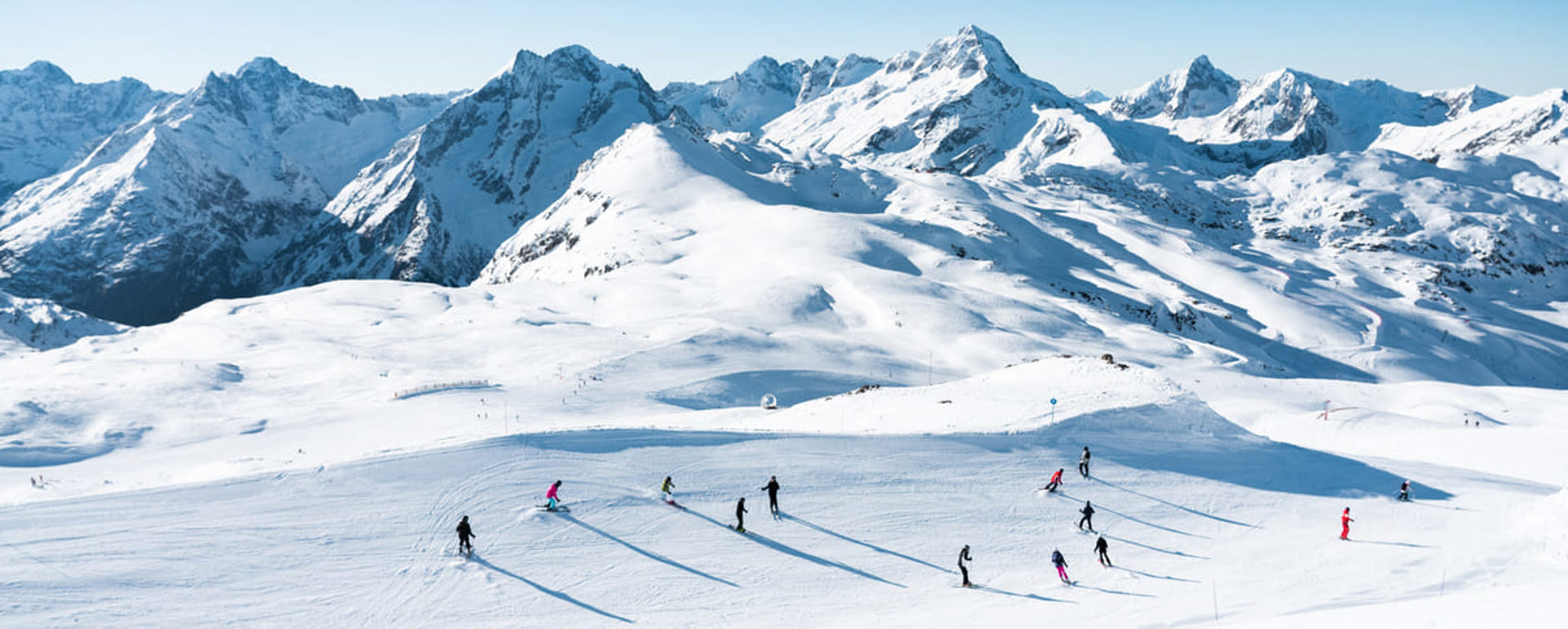 Les Deux Alpes ski resort - Skiing (©Pyrène Duffau)