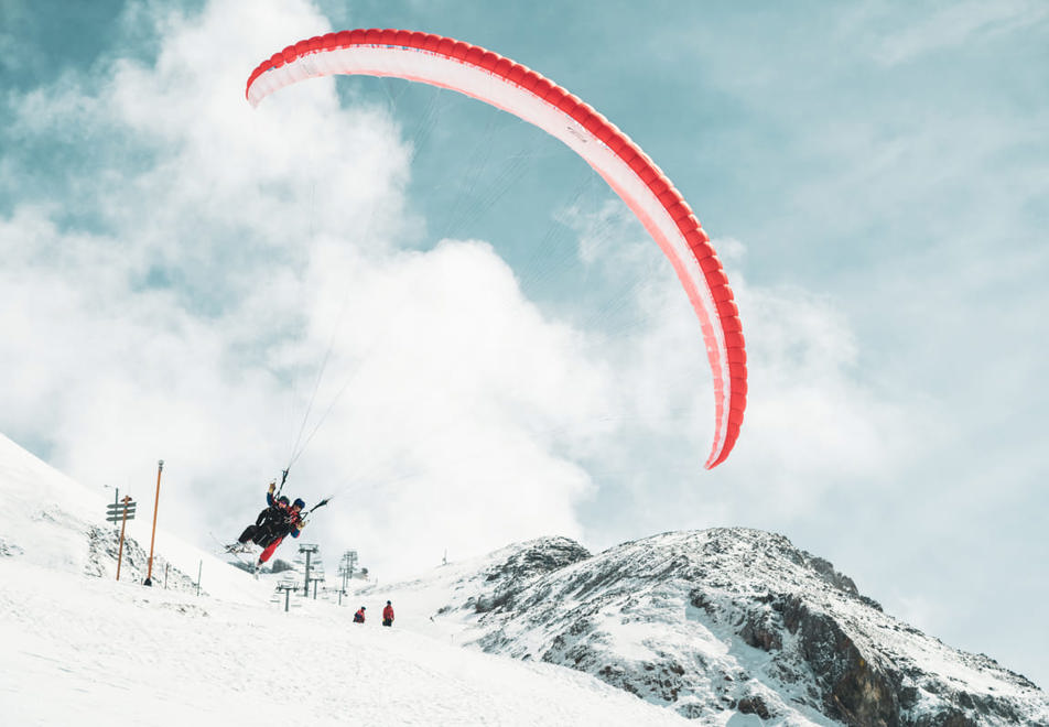 Les Deux Alpes ski resort - Speedriding (©Pyrène Duffau)