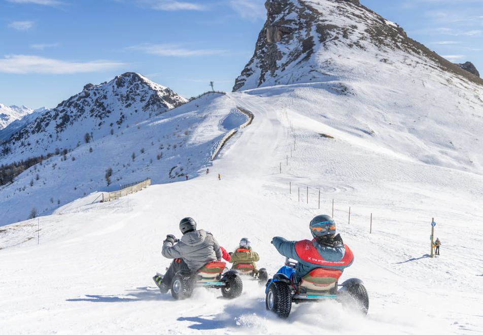 Serre Chevalier karting on snow (©Thibaut Blais)