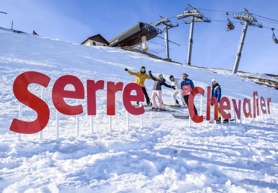 Serre Chevalier resort sign