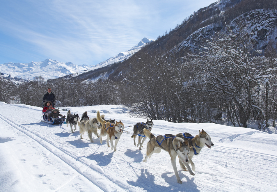 St Martin Ski Resort (©G Lansard) - Dog sledding