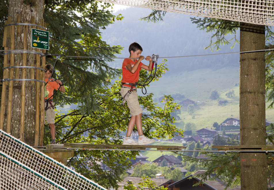 Le Grand Bornand village - High ropes