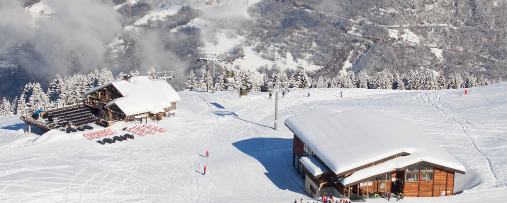 Skiing in La Tania (3 Valleys)