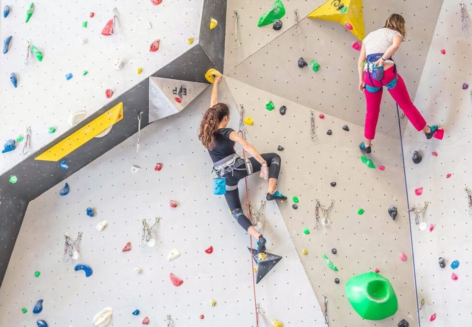 Megeve indoor climbing wall