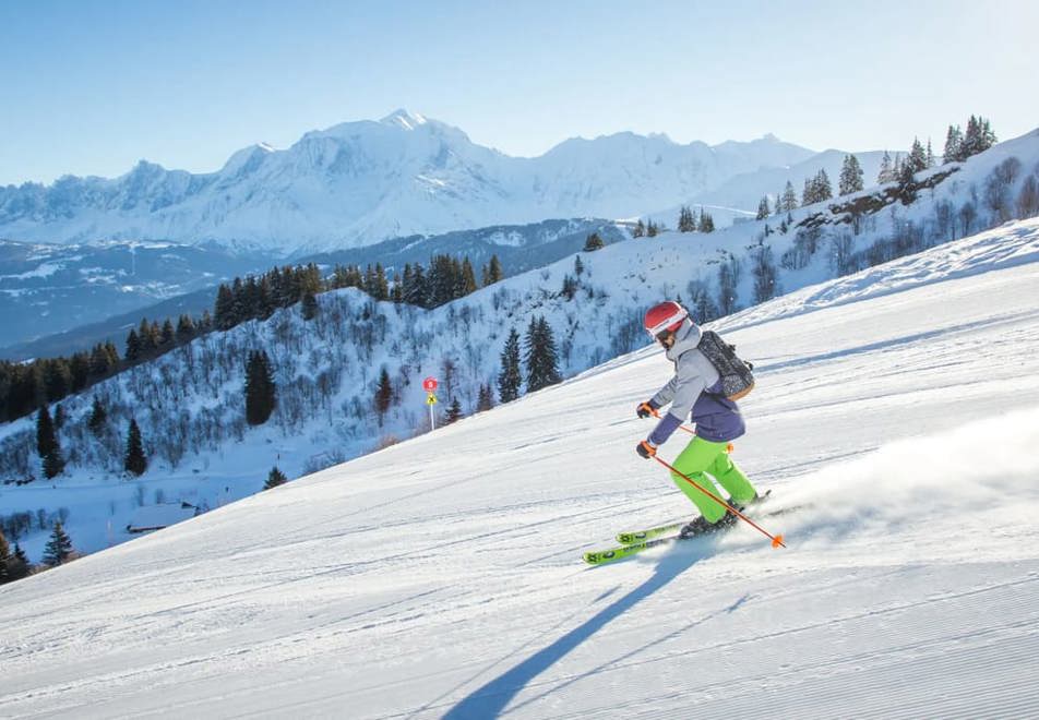 Combloux ski slopes