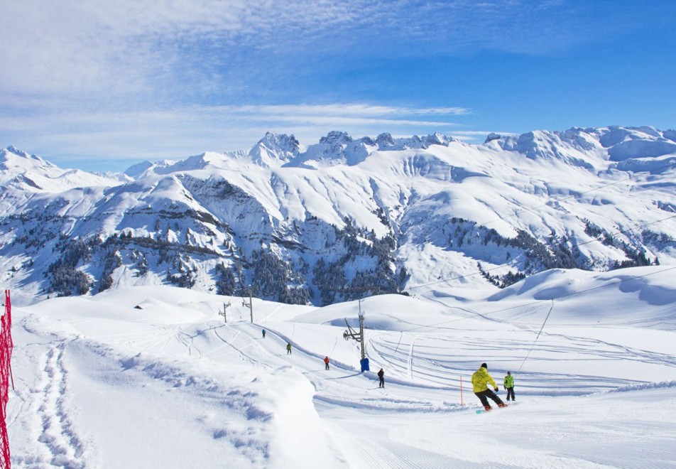 Areches-Beaufort ski slopes