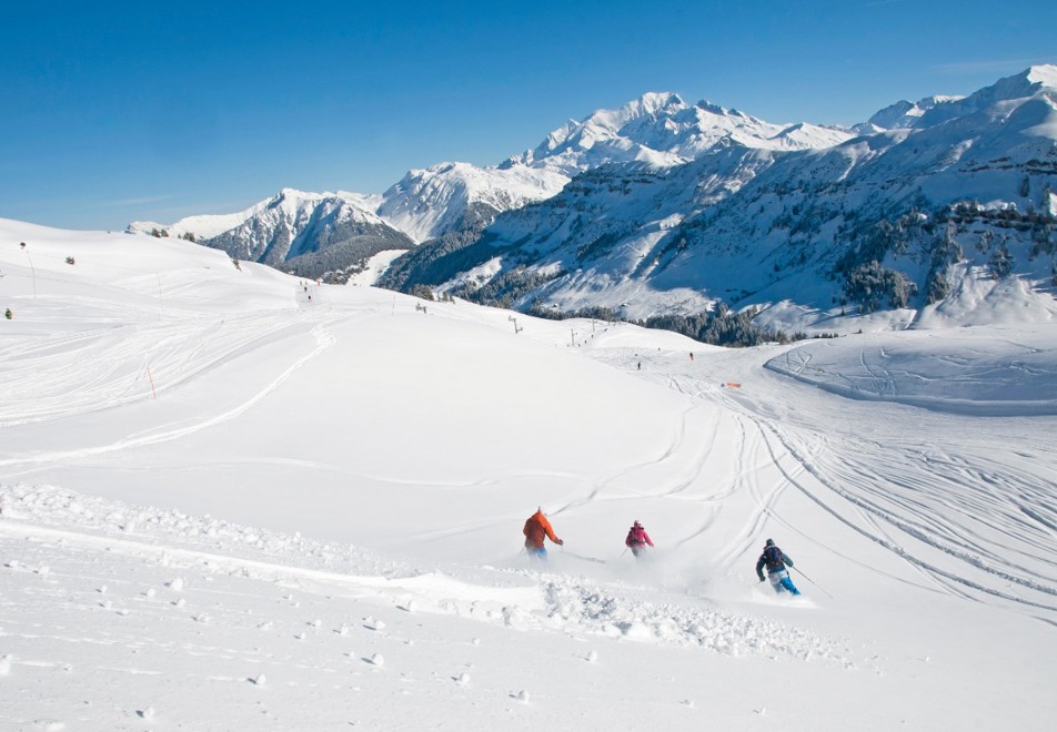 Areches-Beaufort off-piste