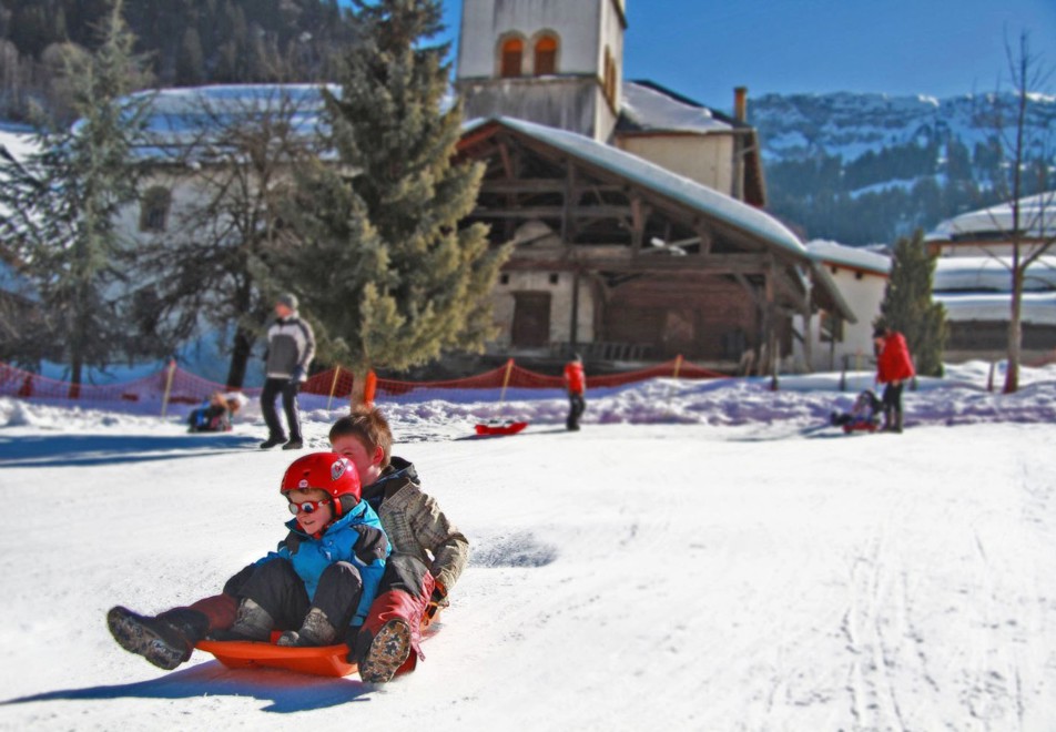 Areches-Beaufort village luge