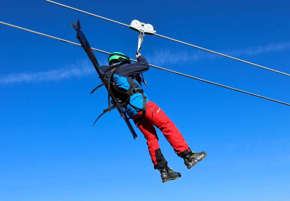 Valmorel zipline (©MatthieuDunand)