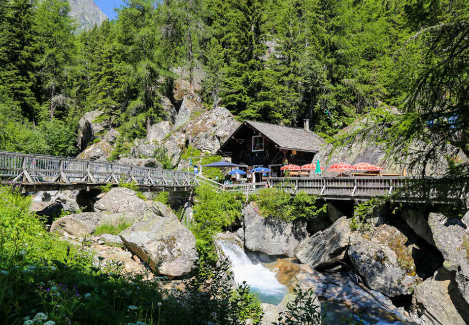 Waterfalls in Vallorcine - Cascade de Berard