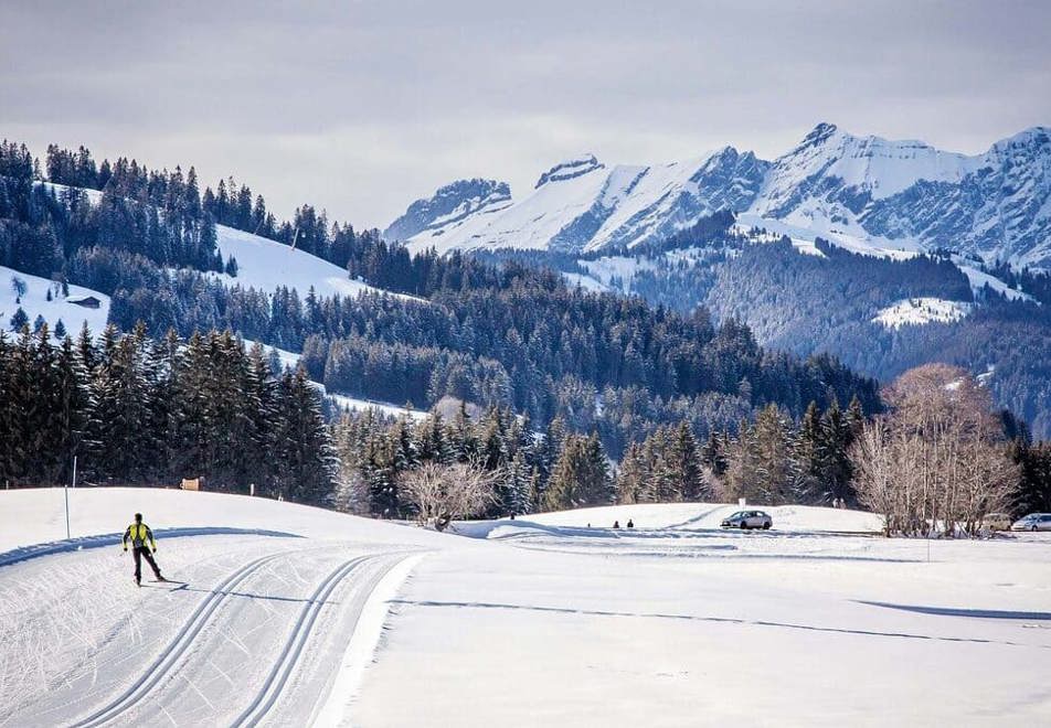 Nordic skiing in Megeve