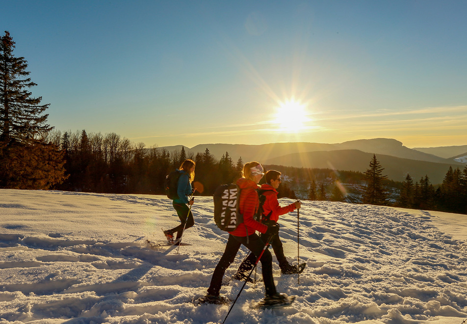 Villard de Lans snowshoeing (©CSavary)