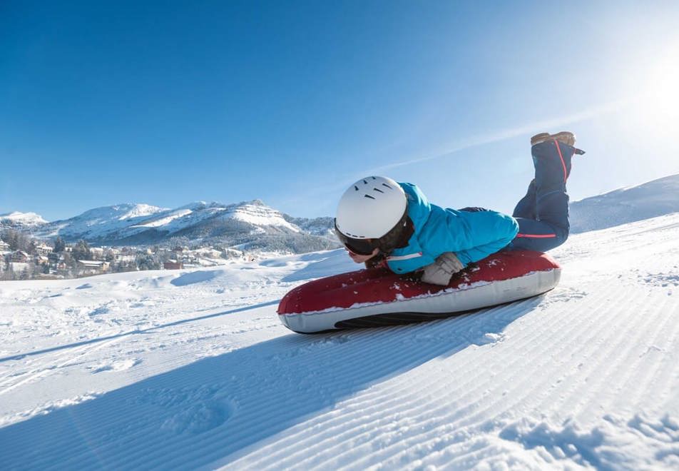 Colline des Bains luge park in Villard de Lans