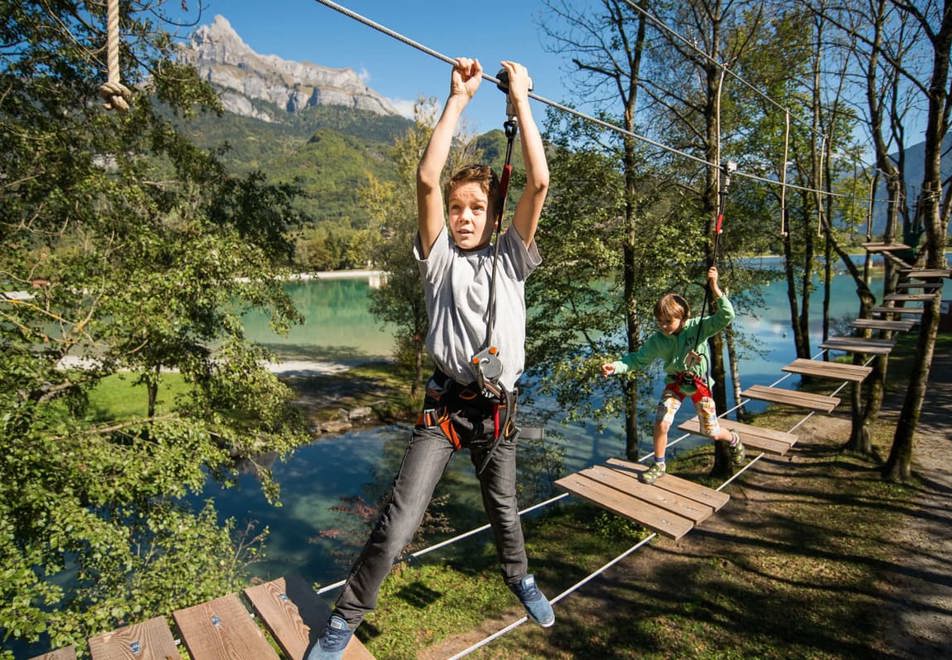 Adventure park near Combloux