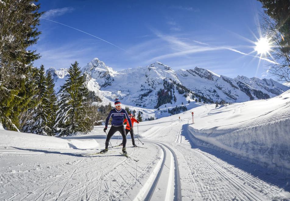 Nordic skiing in La Clusaz (©DavidMachet)