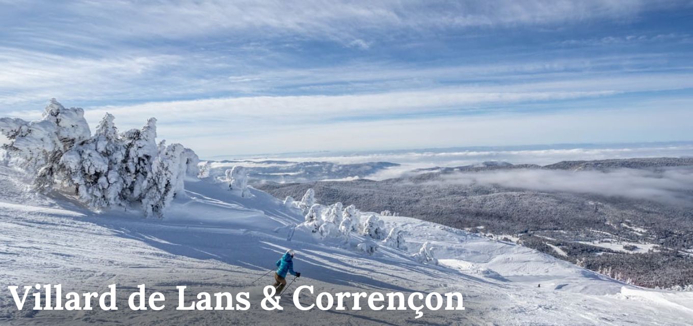 Skier in Villard to Lans and Correncon