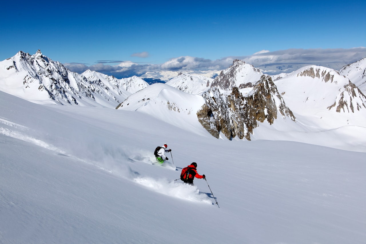 Gebroulaz Min Off Piste Skiing Meribel