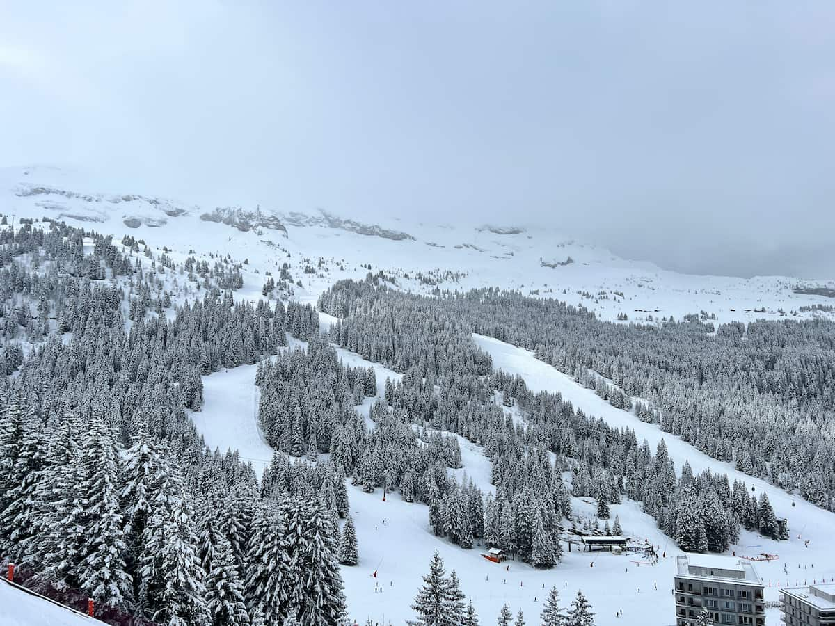 View From Le Centaure Apartment, Flaine