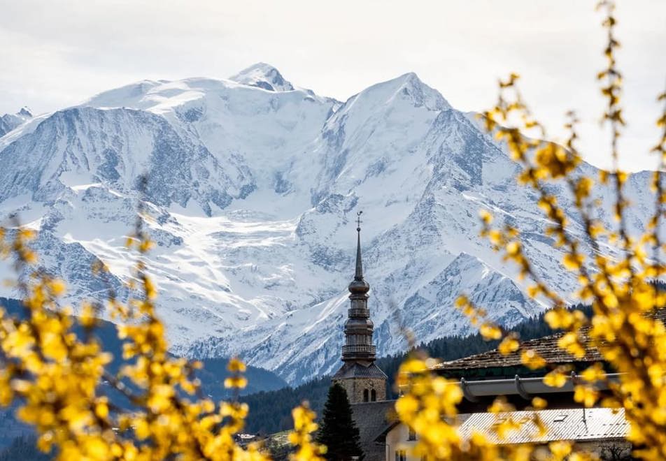 Combloux views towards Mont Blanc