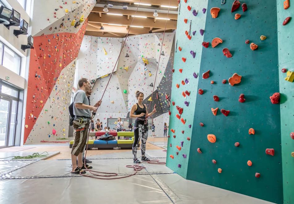 Combloux indoor climbing wall