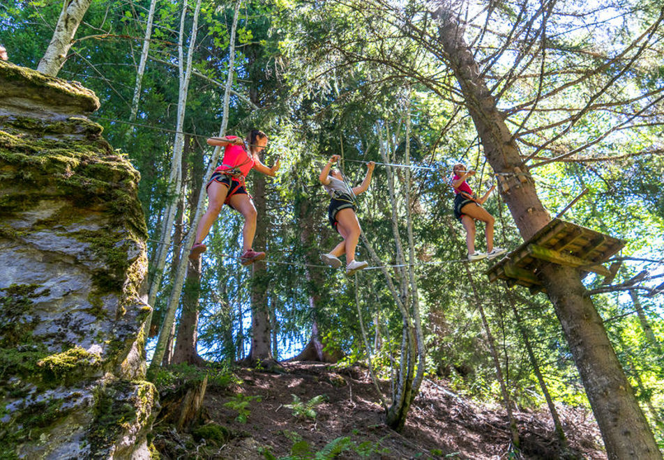 Valmorel high ropes