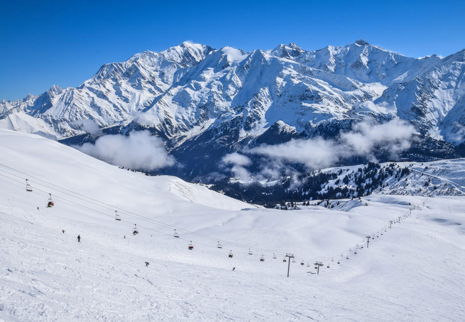 Les Contamines ski slopes